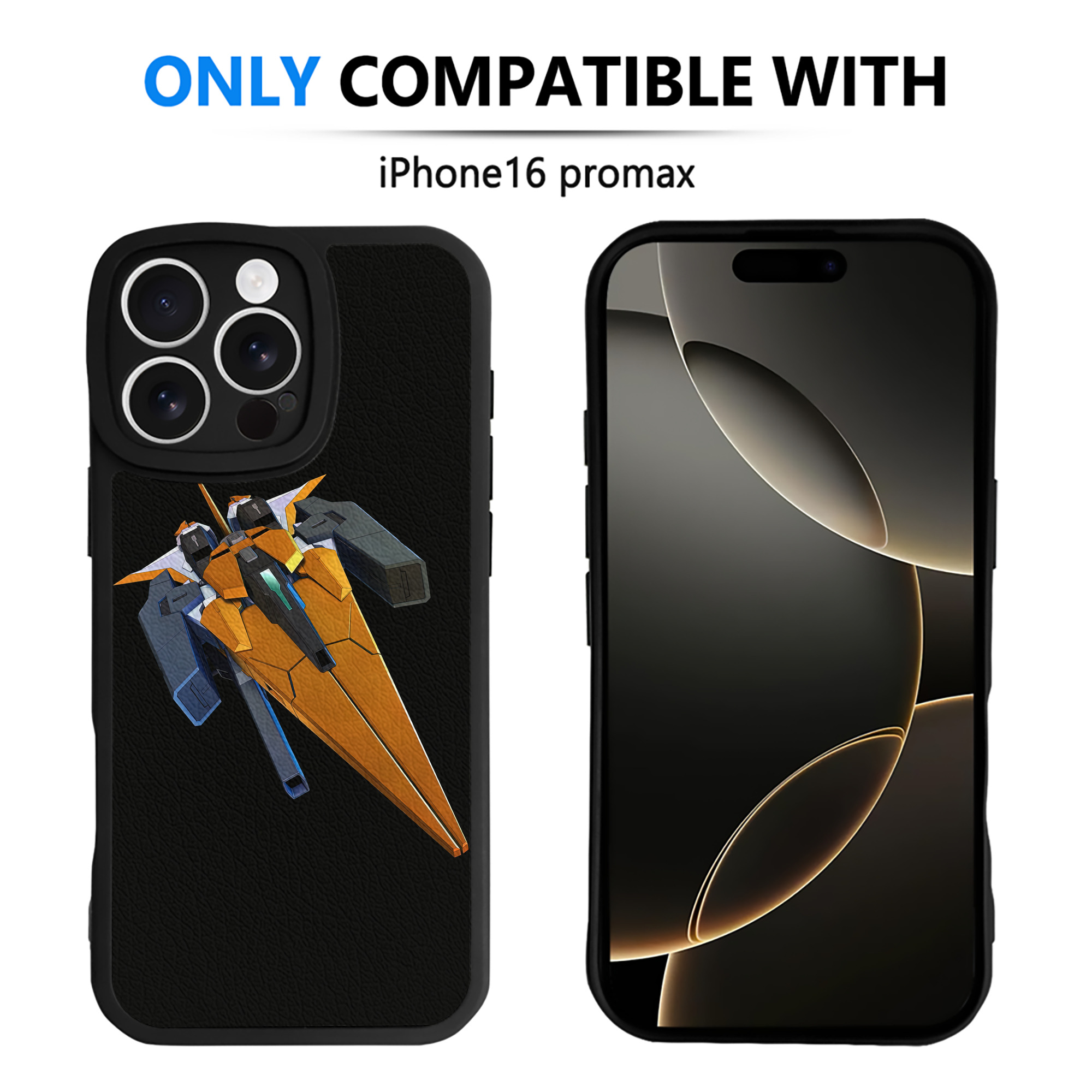 （画像用） 機動戦士ガンダム Mobile Suit Gundam 【iPhone 16シリーズ対応】シリコンスマホケース（レザー調） 材質：シリコン